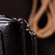 Стильный мужской клатч из фактурной кожи KARYA 20855 Черный