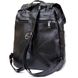Вертикальний тонкий рюкзак жіночий зі шкірозамінника Vintage sale_14923 Чорний