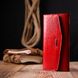Женский кошелек с клапаном из фактурной кожи KARYA 21105 Красный