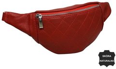 Женская сумка на пояс из кожи Always Wild KS05D red, красная