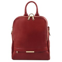 TL141376 Червоний TL Bag - жіночий шкіряний рюкзак м'який від Tuscany