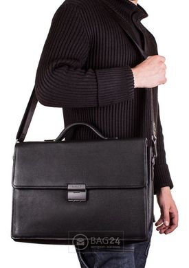 Добротный портфель для делового мужчины ROCKFELD DS20-021038, Черный