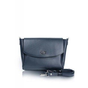 Жіноча шкіряна сумка Mini Cross синя Blanknote TW-MiniCross-blue-ksr