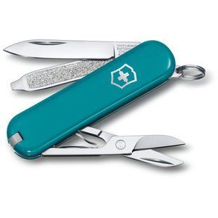 Складной нож Victorinox CLASSIC SD Colors Mountain Lake Голубой 0.6223.23G