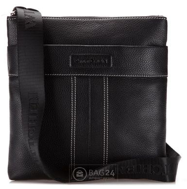Эксклюзивная мужская кожаная сумка отличного качества WITTCHEN 28-4-028B-1, Черный