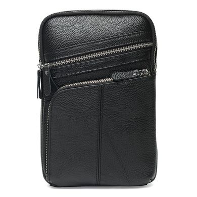 Мужской кожаный рюкзак Borsa Leather k18696-black