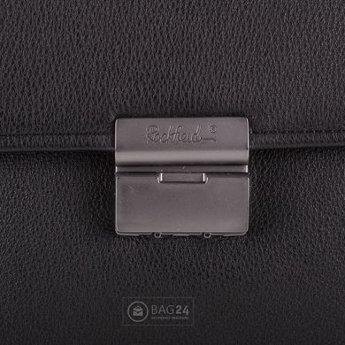Добротний портфель для ділового чоловіка ROCKFELD DS20-021038, Чорний