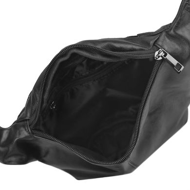 Сумка на пояс из натуральной кожи Tiding Bag M35-8002A Черный