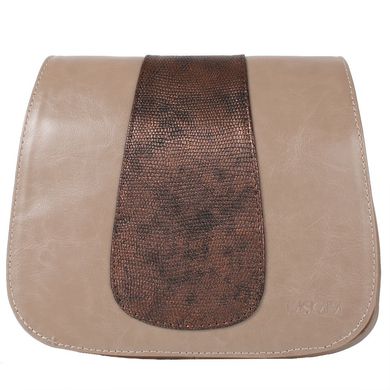 Женская кожаная сумка LASKARA (ЛАСКАРА) LK-DD217-tauhe-bronze Серый