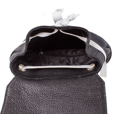 Жіночий шкіряний рюкзак VALENTA (ВАЛЕНТА) VBE609181x2 Чорний