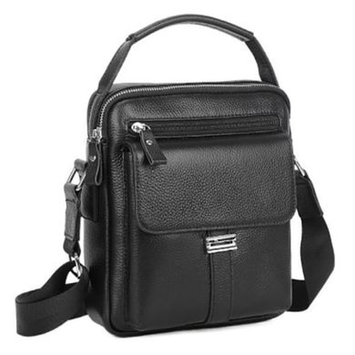 Мужская кожаная сумка Keizer K18207bl-black