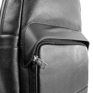 Мужской кожаный рюкзак ETERNO (ЭТЭРНО) RB-NB52-0903A Черный