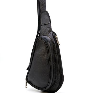 Мини-рюкзак из натуральной кожи на одно плечо FA-3026-3md TARWA Черный