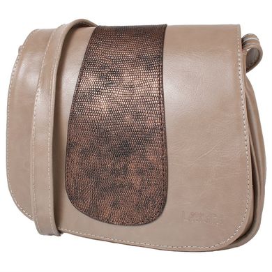 Женская кожаная сумка LASKARA (ЛАСКАРА) LK-DD217-tauhe-bronze Серый