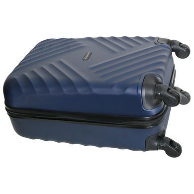 Чемодан пластиковый маленький Chicago 20" Vip Collection синяя CGO.20.Navy