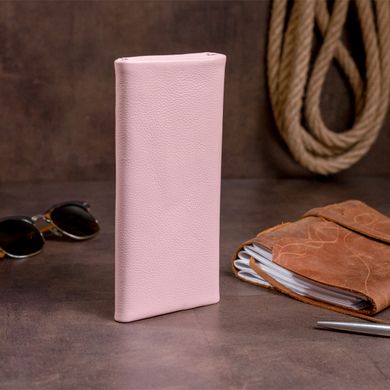 Клатч конверт з кишенею для мобільного шкіряний жіночий ST Leather 19271 Рожевий