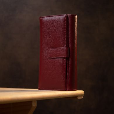 Сучасний гаманець для жінок ST Leather 19392 Темно-червоний