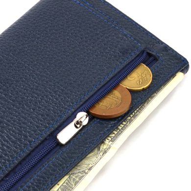 Жіночий гаманець з натуральної шкіри CANPELLINI 21830 Синій