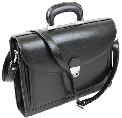 Чоловічий портфель зі еко шкіри JPB TE-33 чорний