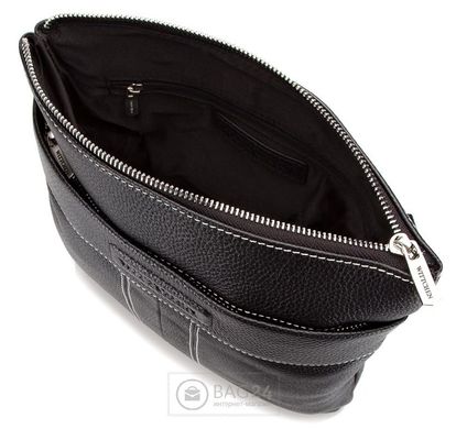 Эксклюзивная мужская кожаная сумка отличного качества WITTCHEN 28-4-028B-1, Черный