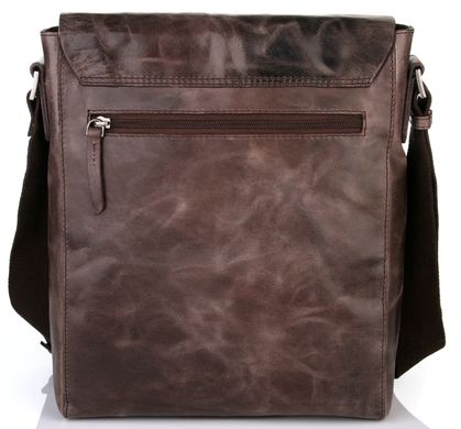 Сучасна чоловіча шкіряна сумка коричневого кольору Privata 03400225-02, Коричневий