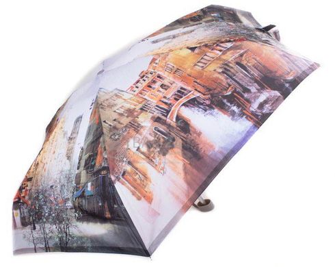 Слушний облегенний парасолька для жінок, компактний хутро. ZEST Z25515-7, Сірий