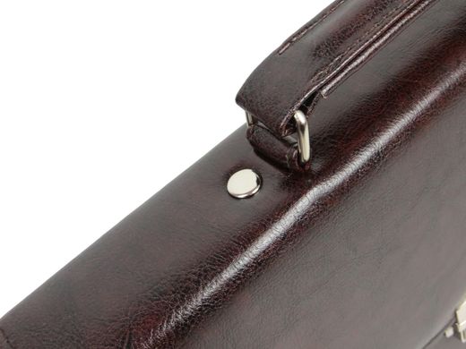 Невеликий чоловічий портфель із еко шкіри Exclusive, Україна коричневий