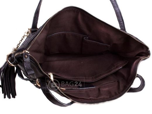 Женская кожаная сумка ETERNO, Черный