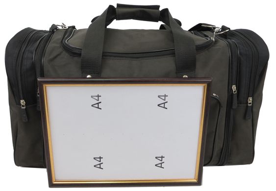 Спортивная сумка с расширением 48 л Wallaby 375-4 хаки