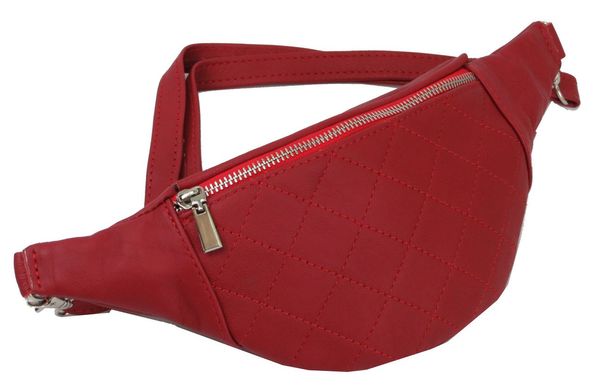 Жіноча сумка на пояс зі шкіри Always Wild KS05D red, червона