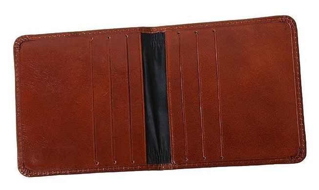 Картхолдер шкіряний Vip Collection К1 Newport Коньячний K1.С.NP