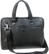 Кожаный мужской портфель, сумка Giorgio Ferretti черная