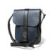 Чоловіча шкіряна сумкаMini Bag синьо-чорна Blanknote TW-Mini-bag-m-blue-black-ksr