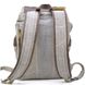 Рюкзак серый (светлый) из парусины и кожи RGj-0010-4lx от бренда TARWA Серый