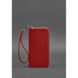 Натуральное кожаное портмоне на молнии 6.1 красное Blanknote BN-PM-6-1-red