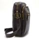 Мужская кожаная сумка через плечо GC-8086-1md TARWA кожа внутри, Темно-коричневый