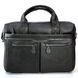 Классическая сумка для ноутбука Tiding Bag NM20-7122A-2 изготовлена из натуральной кожи черного цвета. Черный