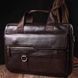 Удобная деловая сумка для ноутбука из натуральной кожи Vintage sale_15053 Коричневый