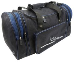 Спортивна сумка з розширенням 48 л Wallaby 375-5 чорний з синім