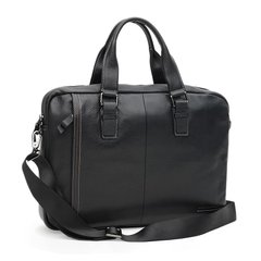 Мужская кожаная сумка Keizer K117626bl-black