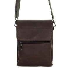 Чоловіча шкіряна сумка коричнева Borsa Leather 104333-brown