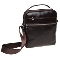 Чоловіча шкіряна сумка через плече Keizer K16013-brown