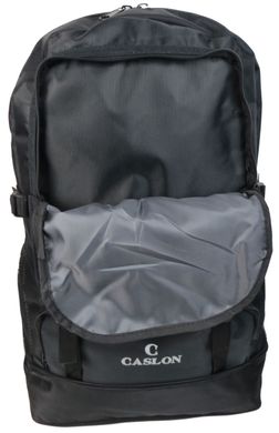 Рюкзак туристический с возможностью увеличения 40L Caslon S9802 черный с синим