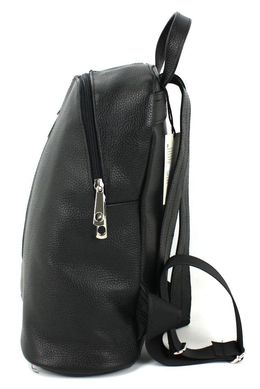Шкіряний жіночий рюкзак Borsacomoda 14 л чорний