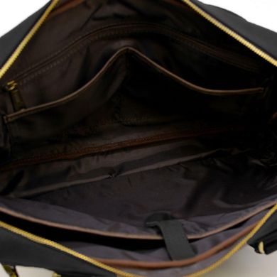 Чоловіча сумка із натуральної шкіри А4 Crazy Horse RA-8839-4lx TARWA Чорний