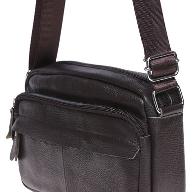 Чоловіча шкіряна сумка Borsa Leather k1t823-brown