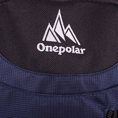 Мужской рюкзак с отделение для ноутбука ONEPOLAR (ВАНПОЛАР) W1359-navy Синий