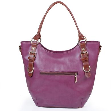 Женская сумка из качественного кожезаменителя LASKARA (ЛАСКАРА) LK10186-plum Фиолетовый