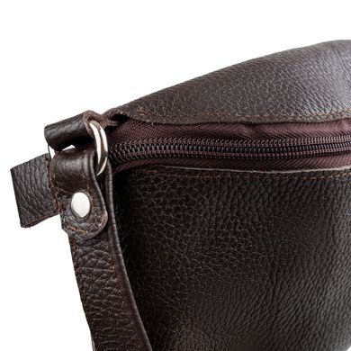 Женская дизайнерская кожаная сумка поясная GALA GURIANOFF (ГАЛА ГУРЬЯНОВ) GG3012-10FL Коричневый
