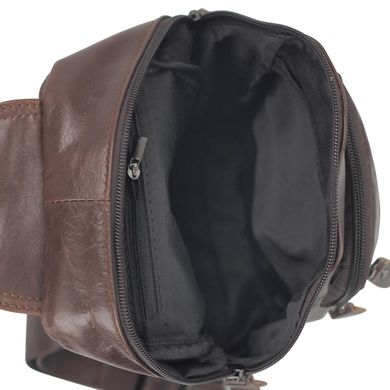 Мужская сумка-слинг коричневого цвета Tiding Bag M35-1008C Коричневый